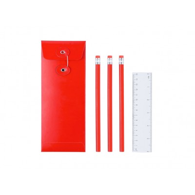 Pack w/ Red Pencilcase,...