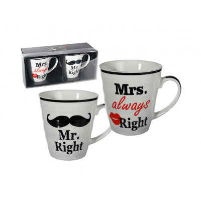 Set of 2 Mugs - Mr. Right &...