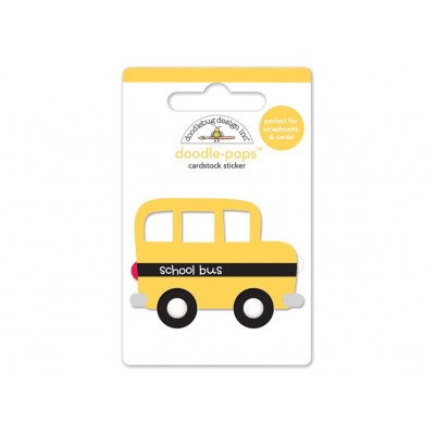 3D Stickers School Bus