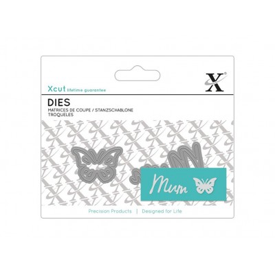 Mini Die Xcut Mum+Butterfly