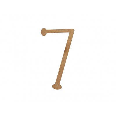 Number "7" MDF