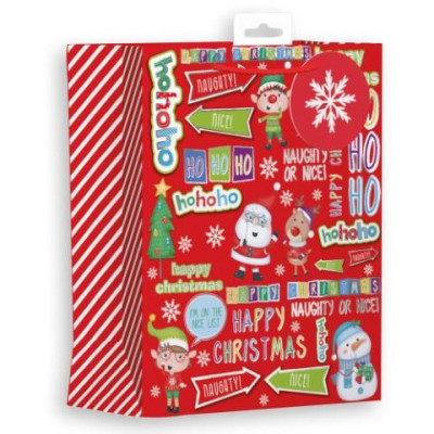 Saco Fantasia Médio Xmas Icons