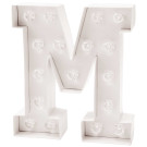Letra Luminosa 20cm com Led M  by Rico Design