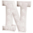 Letra Luminosa 20cm com Led N  by Rico Design