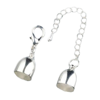 End Caps w/ Chain Silver by...