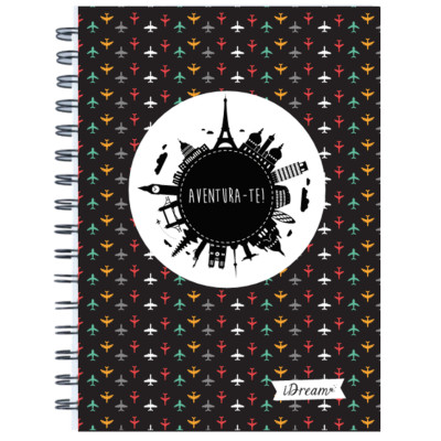 A4 Spiral Notebook iTravel