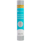 Glitter Vinyl w/ Permanent Adhesive - Silver
